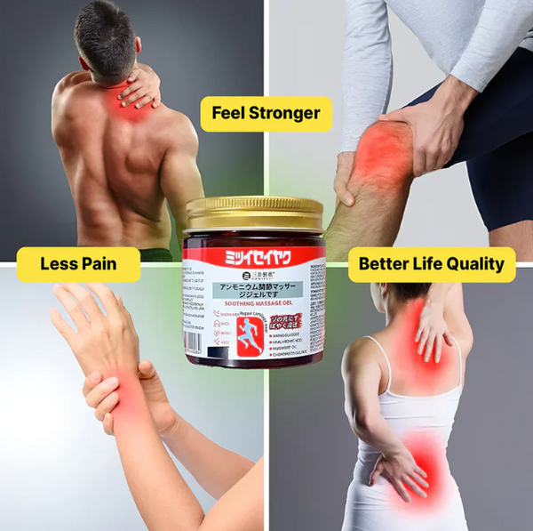 QuickRelief⢠- Japanese Instant Pain Relief Soothing Massage Gel W Mist Spray Edition