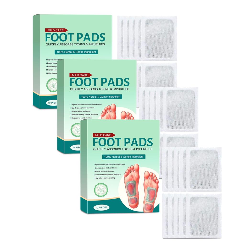 Herbal Detox Foot Pads – Deep Cleansing & Relaxation ( Buy 10 Get 30 Free)