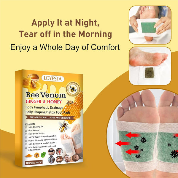 PureDetox Foot Pads – Overnight Detox & Stress Relief (Buy 10 Get 10)
