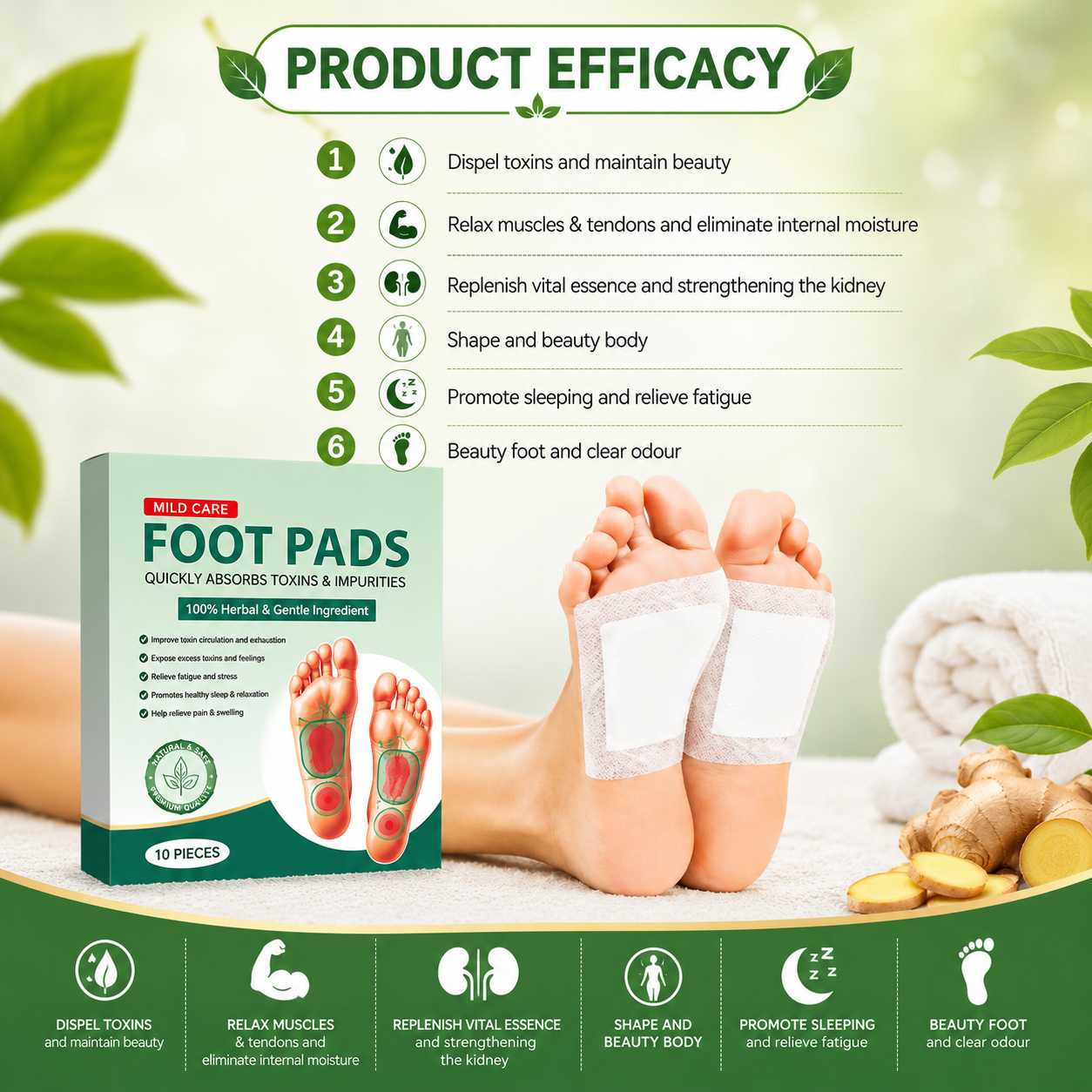 🌿NaturStep Care 💚 Plant-Based Comfort🌿🦶(BUY 10 GET 30)💆‍♀️🌱