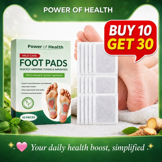 100% Authentic Herbal & Gentle Ingredient Detox Foot Pads (BUY 10 GET 20 FREE Pack of 30)